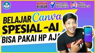 LEARN CANVA FOR BEGINNERS USING A MOBILE PHONE - EDIT PHOTOS IN CANVA AI ON A MOBILE PHONE
