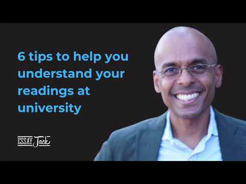 How to Understand Readings at University | University Essay Writing