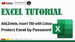 How to Add Modify and Delete SpreadSheet in Excel Worksheet | Ms Office 2013 206 2019 Tutorial