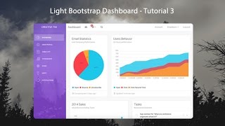 How to create a Responsive Admin Template using Light Bootstrap Dashboard - 3/3