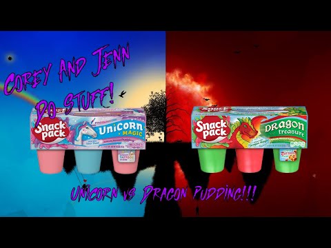 Dragon Treasure Pudding Vs. Unicorn Magic Pudding