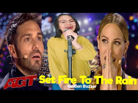 American2023 | Filipina Special Makes The Jury Cry With Golden Voice Singing Set fire To The Rain