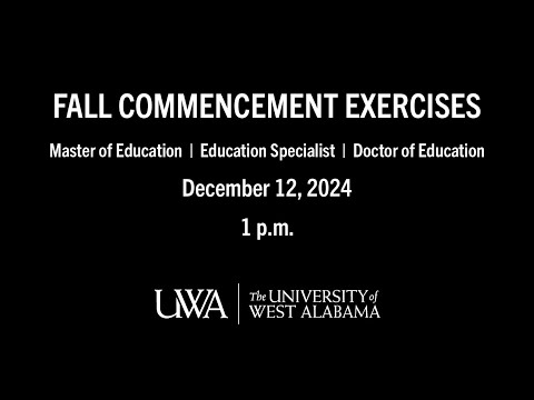 UWA Commencement 2024 - EDD, EDS, MED
