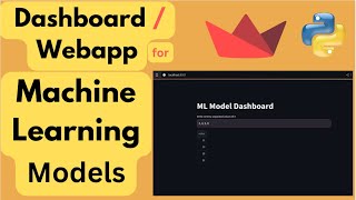 Streamlit + Machine Learning: Dashboard for Machine Learning Models with Streamlit