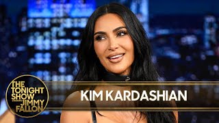 Kim Kardashian's Mom Tricked Her into Going on a Blind Date, Talks NikeSKIMS and Eva Longoria Film