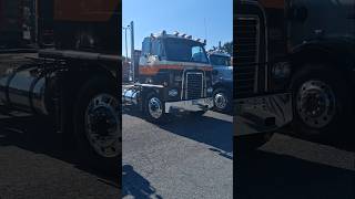 #lineup of #semitruck at #marmon days #automobile #cat #trucking #bigrigs #cummins #jesus