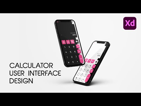 Calculator UI Design | Adobe XD | UX-UI | Graphio Codex