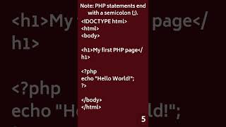 How to Write Php Code ? #reels #kodinglearner