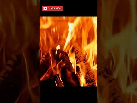 🔥 Cozy Fireplace 4K UHD | Crackling Fire Sounds for Sleep & Meditation Ambience#asmr #shorts #youtub
