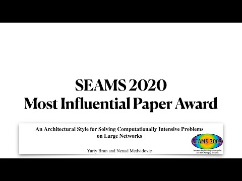 SEAMS 2020 Most Influential Paper Award Talk (for SEAMS 2007 paper)