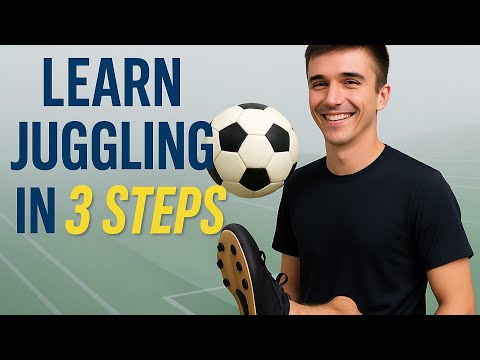 Learn Football Juggling in 3 Easy Steps |✅Freestyle Tutorial for Beginners#footballskills #juggling