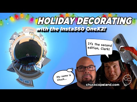 Decorating for the Holidays 2022 - Insta360 One X2 🎄
