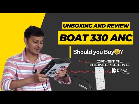 Unboxing and Review of Boat 330ANC Neckband: Your Ultimate Audio Companion! // @UnzipTech //