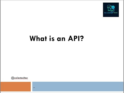 What is an API?