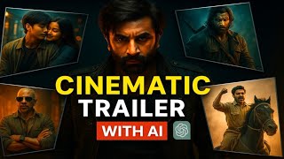 Create a CINEMATIC AI Trailer Like INDINO – Full Free Tools Tutorial (No Paid Apps!)