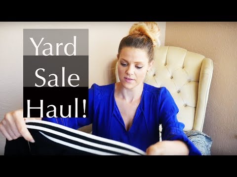 Yard Sale Haul! All this for $15! Yard Sale Buying Tips! Spring 2018