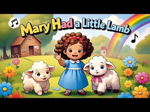 Mary Had a Little Lamb 🐑 | Nursery Rhyme for Kids | Fun Animated Song