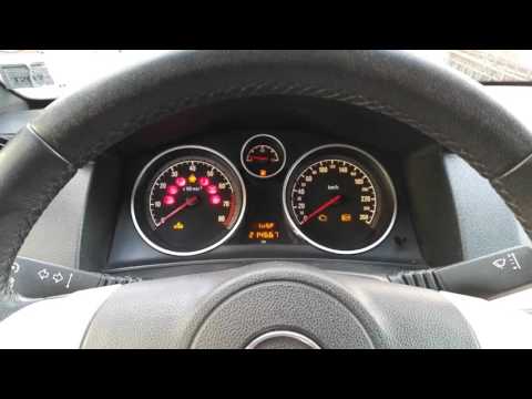 How to test & find error codes Opel and Vauxhall fault Pedal trick test Astra H Zafira Vectra