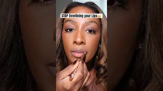 Stop over lining your lips😳 #lipcombotutorial #lipcombo #makeuptips