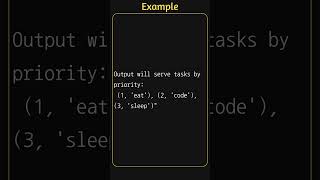 Priority Queue in Python