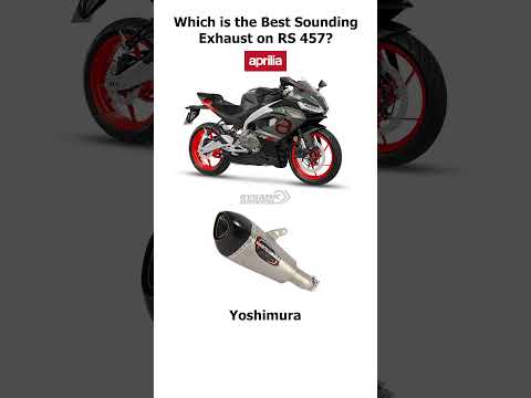 Aprilia RS 457 Exhaust Sound comparison #ApriliaRS457 #rs457 #aprilia