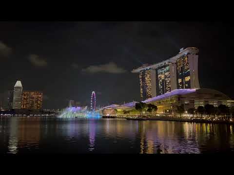 Laser Show at Marina Bay Sands