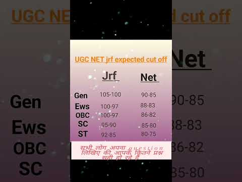 Ugc net december 2024 hindi subject expected cutoff यूजीसी नेट दिसंबर 2024हिन्दी विषय अनुमानितकट ऑफ