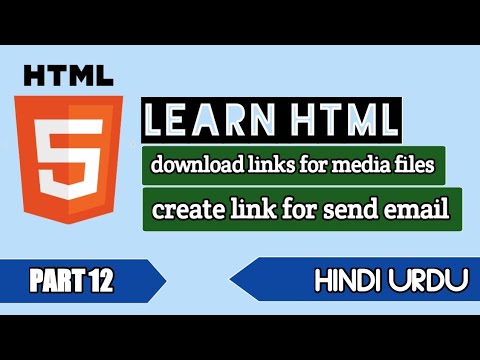 web development series for visually impaired person part 12 describe download attribute, email link