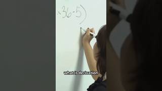 What is the derivation in MATHS? learn in 2 minutes #maths #learning
