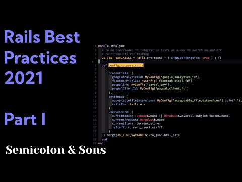 Rails Best Practices I