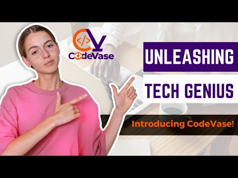 Unleashing Your Tech Genius | Introducing CodeVase - Your Ultimate Tech Tutorial Hub!