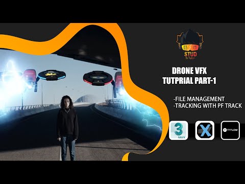 Drone VFX Tutorial | Part-1 (tracking) | Stud fx Tutor