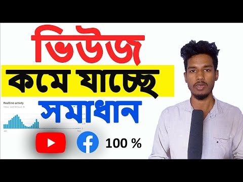 ভিউজ কমে যাচ্ছে | ভিউজ কেটে নিচ্ছে 'সমাধান' | YouTube Views Down Problem Solved  | BD IT ZONE