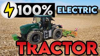 We test a 160HP Electric Tractor in real-conditions on our Family Farm !
