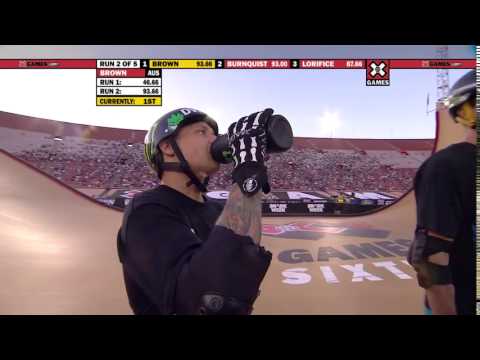 Jake Brown Big Air Gold Medal Run  X Games 16