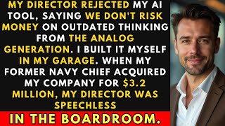 Director Rejected My AI Tool — Former Navy Chief Bought It For $3.2 Million