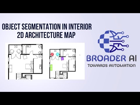 Object Segmentation in interior 2D architecture Map | Mask RCNN | Computer Vision