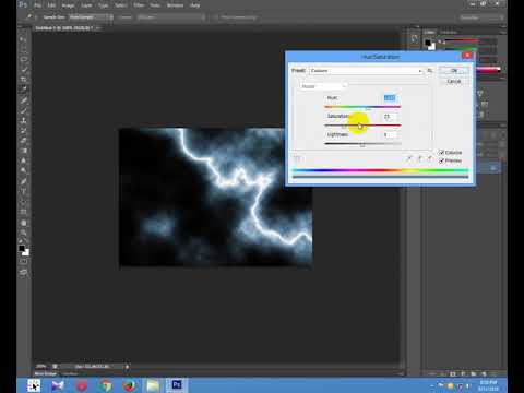 How to make CloudElectric Spark - Adobe Photoshop