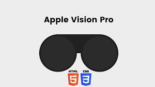 Build Apple Vision Logo Only with CSS