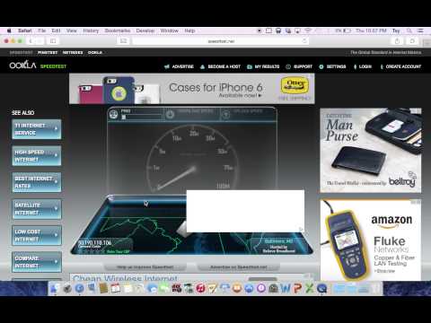 Part 2: Speed Test with Comcast Router/Modem (rented) before T-Mobile CellSpot Install
