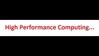 High performance compute cluster.