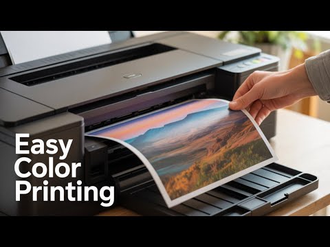 How to Print in Color (without buying a color printer)