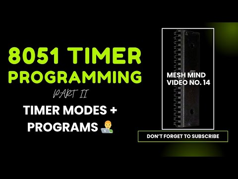 8051 Timer Mode 2 🔁 | Auto Reload Explained with Program (1s Delay) #8051Microcontroller #embeddedc