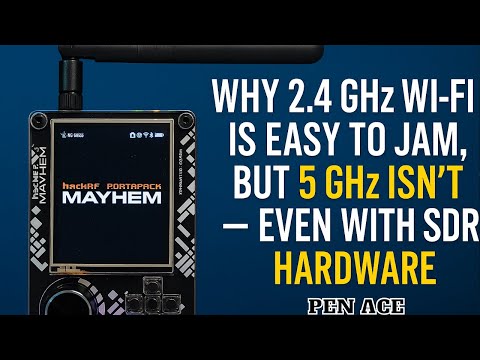 HackRF Mayhem: The Truth About Wi-Fi Jamming (2.4GHz vs 5GHz)