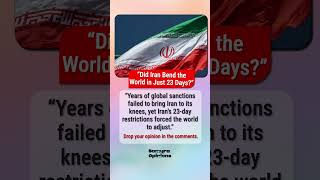 “Iran Bent the World?” Tucker Carlson’s Statement Sparks Massive Debate #trendingnow