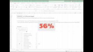 Percentage Dynamic WebBrowser-based Easing Lightbox for Excel 2016 (32bit or 64bit, Version 8)