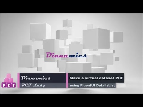 Create a Virtual Dataset PCF using FluentUI DetailsList