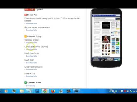 Google pagespeed insights