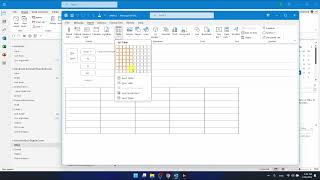 How to Insert Table in Outlook