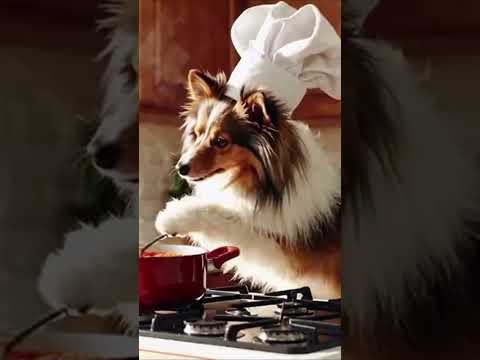 👩‍🍳Chef Pup in Action | Dinner is on me tonight! Watch this professional pup take over the kitchen